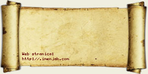 Emilija Karadžić vizit kartica